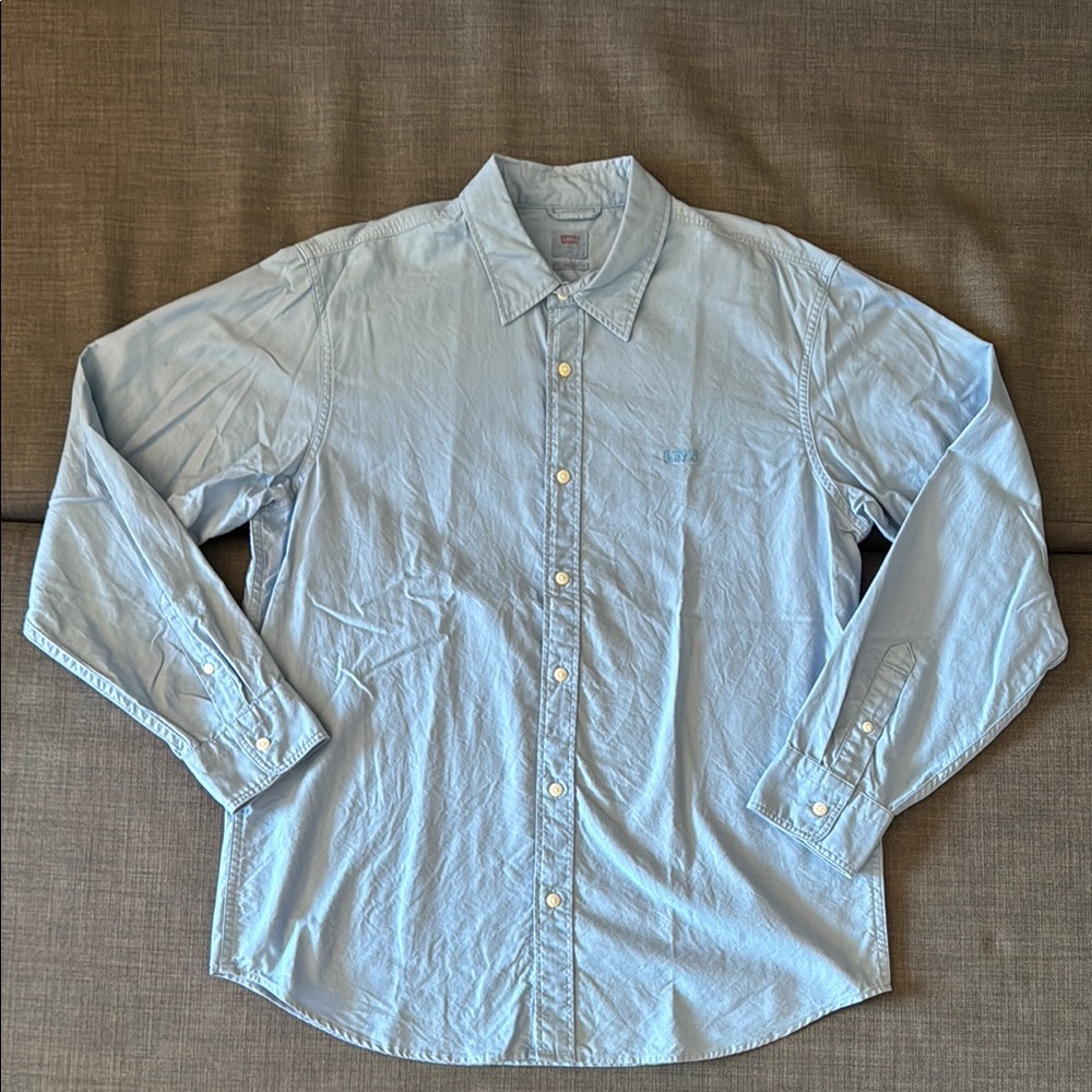 Levi’s Blue Casual Button Down Shirt Cotton
